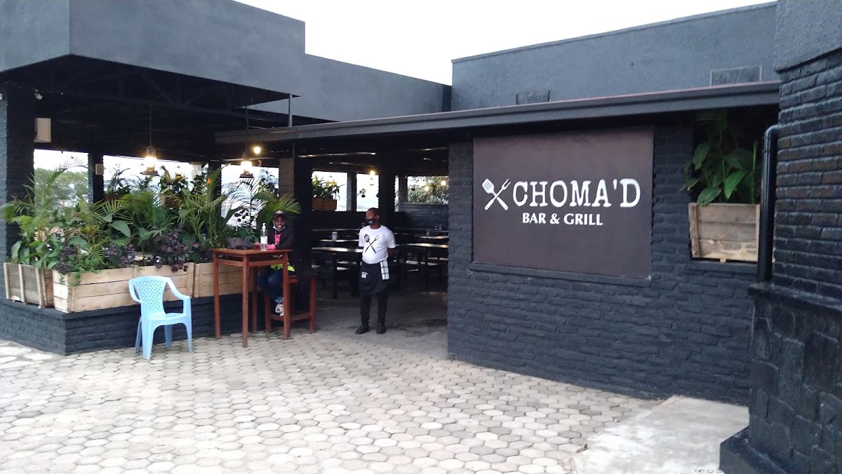 Choma'D Bar & Grill — the brochettes-and-beer regular that keeps the Kisimenti late-night cluster running