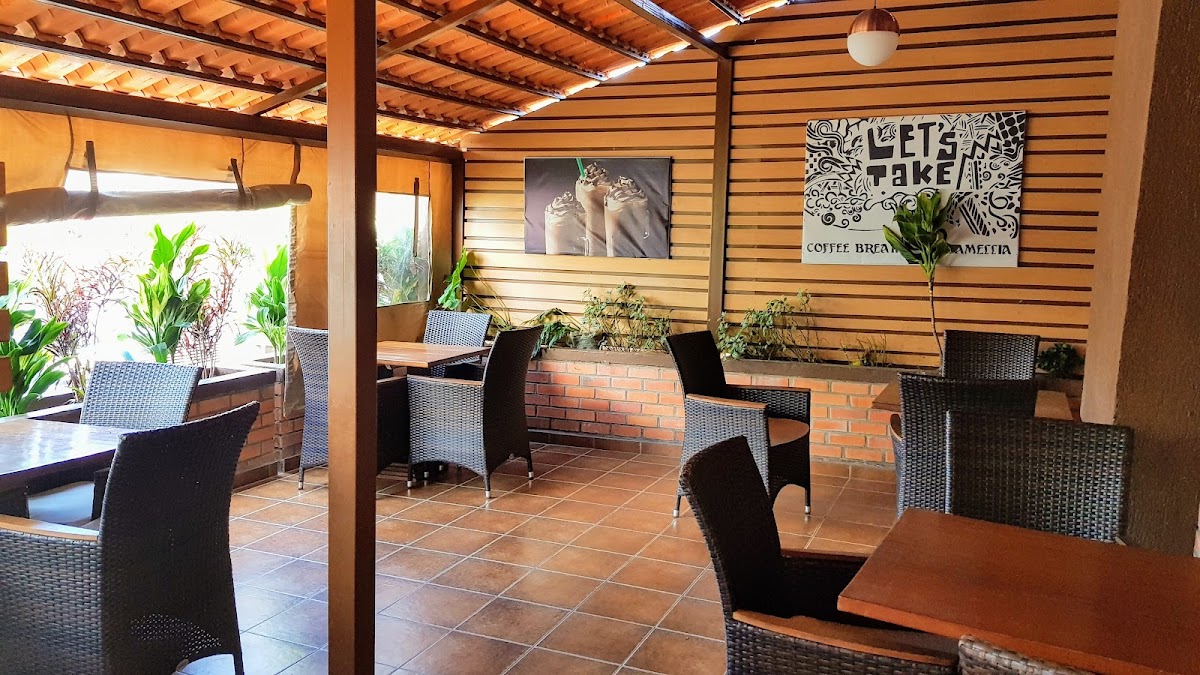 Café Camellia in Kisimenti — a regular working café for visiting Congolese professionals